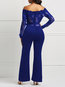Maxi Slim Fashion Patchwork Jumpsuit (Style V201056)