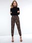 Maxi Slim Casual Pattern Polyester Casual Pants (Style V201114)