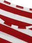 Casual Trumpet Round Neck Striped Print Casual Dresses (Style V201115)