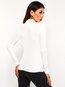 Stand Collar Casual Plain Knitted Zipper Sweater (Style V201150)