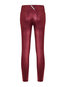 Fashion Button Pu Leather Plain Leggings (Style V201179)