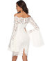 Elegant Bodycon Off The Shoulder Lace Polyester Bodycon Dresses (Style V201211)