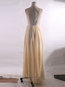 Party Expansion Stand Collar Patchwork Polyester Maxi Dresses (Style V201215)