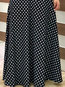 Expansion Round Neck Polka Dot Patchwork Polyester Maxi Dresses (Style V201231)