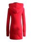 Hooded Midi Slim Casual Cotton Blends Hoodie (Style V201249)
