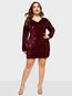 Sexy Bodycon V-neck Sequin Bodycon Dresses (Style V201255)