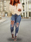 Short Slim Western Plain Tassel Sweater (Style V201275)