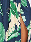 Travel Look A-line V-neck Plants Print Maxi Dresses (Style V201276)