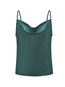 Standard Straight Sexy Plain Polyester Tank Top (Style V201282)