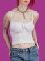 Short Slim Sexy Plain Polyester Tank Top (Style V201312)