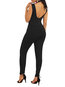 Maxi Skinny Plain Polyester Backless Jumpsuit (Style V201323)