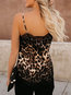 Standard Loose Sexy Leopard Polyester Tank Top (Style V201338)