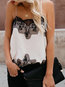 Standard Loose Sexy Leopard Polyester Tank Top (Style V201338)