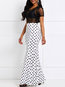 Date Night Mermaid Round Neck Color Block Patchwork Maxi Dresses (Style V201367)