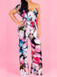 Maxi Loose Casual Floral Pattern Jumpsuit (Style V201453)