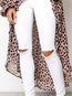 Long Loose Western Leopard Polyester Blouse (Style V201466)