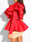 Standard Slim Western Plain Patchwork Blouse (Style V201522)