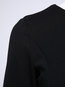 Round Neck Standard Casual Plain Cascading Ruffle Jacket (Style V201626)