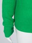 Round Neck Standard Loose Plain Acrylic Sweater (Style V201631)
