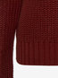 Turtleneck Straight Elegant Plain Knitted Sweater (Style V201652)