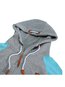 Hooded Straight Casual Polyester Patchwork Hoodie (Style V201681)