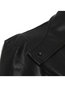 Short Slim Casual Plain Zipper Jacket (Style V201752)