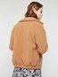 Short Loose Plain Polyester Pockets Jacket (Style V201772)