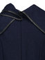 Heap Collar Long Fashion Nylon Zipper Coat (Style V201784)