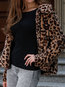 Hooded Fashion Leopard Polyester Pattern Jacket (Style V201800)