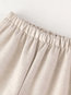 Ankle Length Loose Fashion Polyester Plain Pants (Style V201813)