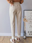 Ankle Length Skinny Fashion Pockets Corduroy Pants (Style V201815)