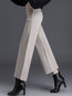 Ankle Length Office Pockets Polyester Plain Pants (Style V201833)