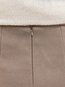 Mid-Calf Slim Elegant Polyester Plain Skirt (Style V201837)
