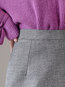 Knee Length Slim Elegant Pattern Polyester Skirt (Style V201838)