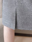 Knee Length Slim Elegant Pattern Polyester Skirt (Style V201838)