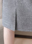 Knee Length Slim Elegant Pattern Polyester Skirt (Style V201838)