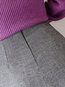 Knee Length Slim Elegant Pattern Polyester Skirt (Style V201838)