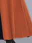 Mid-Calf Loose Elegant Bow Polyester Skirt (Style V201840)