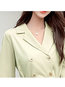 Office A-line Solid Color Patchwork Polyester Work Dresses (Style V201863)