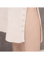 Mid-Calf Straight Date Night Button Knitted Skirt (Style V201868)