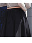Knee Length A-line Date Night Polyester Plain Skirt (Style V201872)