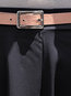 Knee Length A-line Date Night Polyester Plain Skirt (Style V201872)
