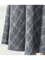 Ankle Length A-line Elegant Pattern Polyester Skirt (Style V201899)