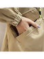 Long Loose Elegant Cotton Button Coat (Style V201913)