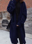 Long Loose Date Night Knitted Pockets Coat (Style V201917)