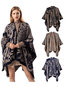 Western Floral Cashmere Cape (Style V201921)