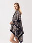 Western Floral Cashmere Cape (Style V201921)