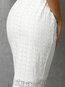 Classy Boat Neck Solid Color Strappy Cotton Midi Dresses (Style V300444)