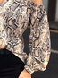 Off The Shoulder Standard Loose Date Night Polyester Blouse (Style V300820)