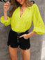 Standard Straight Beach Plain Dacron Blouse (Style V300907)